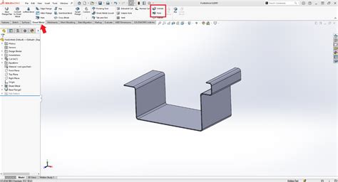 box sheet metal solidworks|sheet metal in SolidWorks 2021.